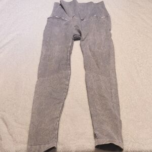 A By Avocado Gray Moto Leggings